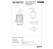 Bemeta WHITE Dozownik mydła 200 ml 104109104