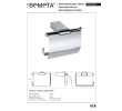Bemeta VIA Uchwyt na papier toaletowy z klapką 135012012