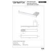 Bemeta VIA uchwyt na papier toaletowy lewy 135012022L