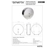 Bemeta Jumbo pojemnik na papier toaletowy O 310 mm matowy 148312085