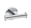 Bemeta Circum 168106032 chromowany wieszak podwójny łazienkowy