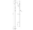 Bemeta 704151014 wymiary suszarki na ręczniki 1180 mm