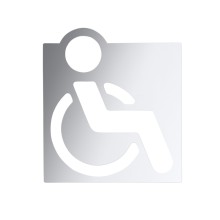 Bemeta Piktogram błyszczący- toalety dla osób niepełnosprawnych 111022022