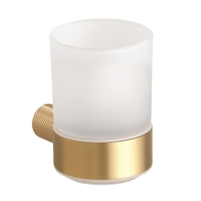 Kubek Bemeta Auria złoto matowe szkło mleczne