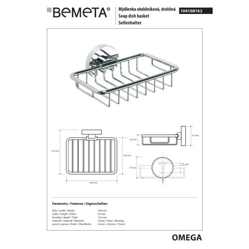 Bemeta OMEGA Mydelniczka 104108162