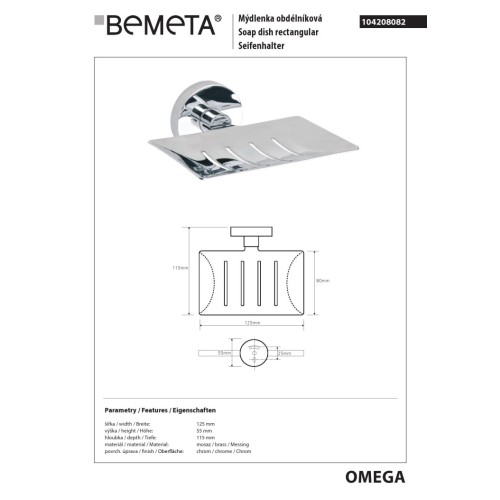Bemeta OMEGA Mydelniczka 104208082
