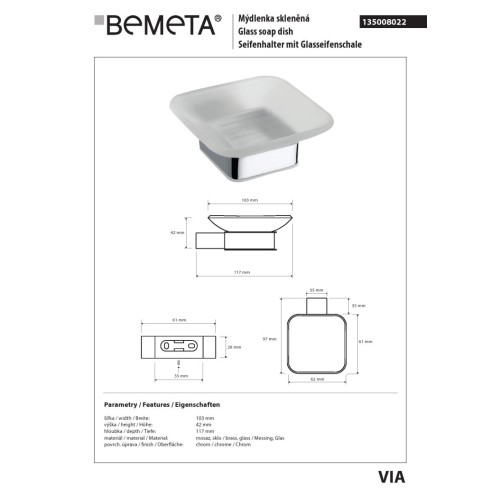 Bemeta VIA Mydelniczka 135008022