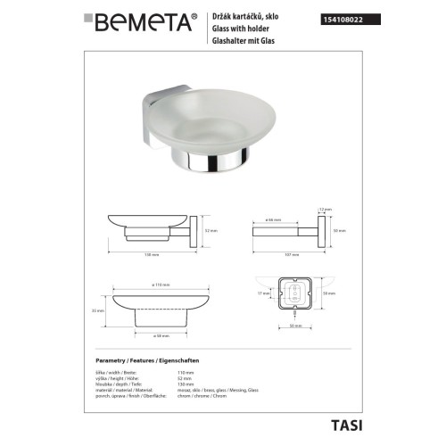 Bemeta TASI Mydelniczka 154108022