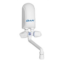 Przepływowy ogrzewacz wody DAFI 3,7 kW z baterią