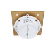 Wentylator łazienkowy MMotors 1075 ultra cienki 90m³/h 16W cichy złoty panel szklany standard