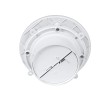 Wentylator łazienkowy MMotors 72025/2287 ultra cienki 169m³/h 19W okrągły szklany panel biały mat higrostat + timer