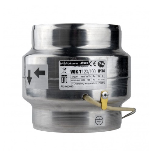 Wentylator wysokotemperaturwy MMotors 2426 VOK-T 120/100 150 m³/h 18W