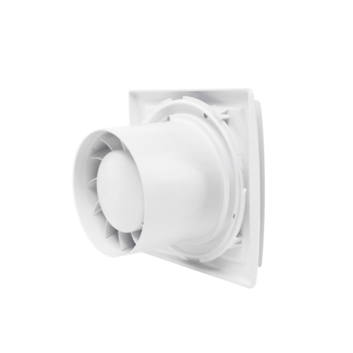 Wentylator łazienkowy MMotors 5731 ultra cienki 100m³/h 13W cichy biały połysk Timer