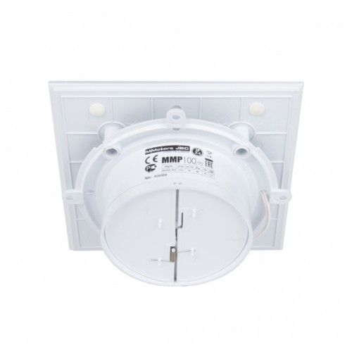 Wentylator łazienkowy MMotors 0764 ultra cienki 90m³/h 16W cichy biały szklany panel standard