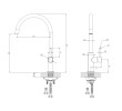 Omnires Y1251CP bateria zlewozmywakowa miedź