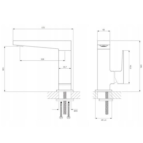 Omnires Fresh FR7110NCR Bateria umywalkowa chrom