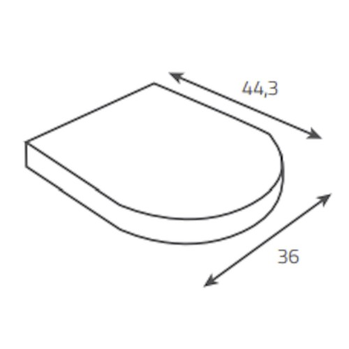 Deska WC Urban Harmony K98-0097 Opoczno – nowoczesny kształt