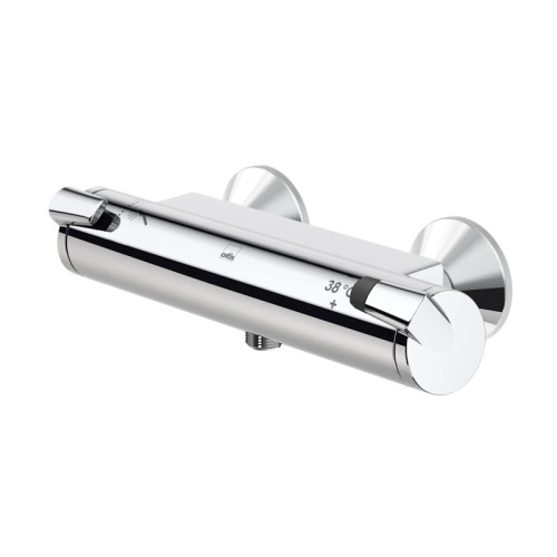 Oras Optima 7160U bateria natryskowa termostatyczna chrom – widok frontowy