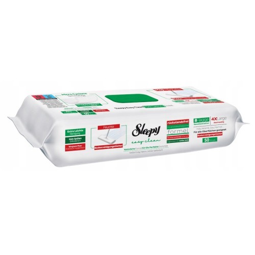 Sleepy Easy Floor Clean – mokre wkłady do mopa z białym mydłem 50 szt 4XL