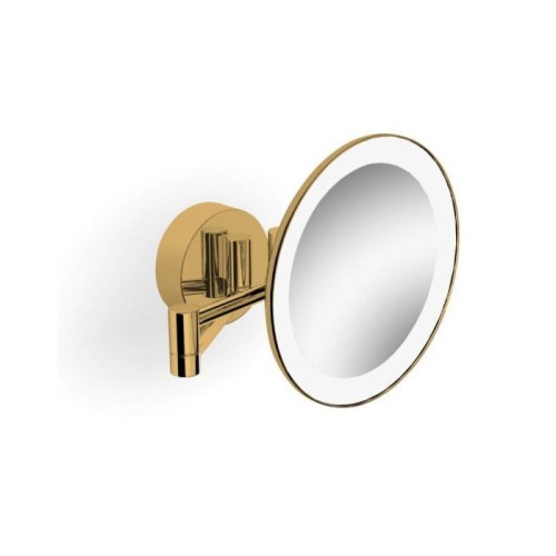 Stella Lusterko kosmetyczne powiększające LED złoto x3 22.00230-G
