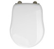 Kerasan RETRO deska WC biały/brąz 109301