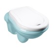 Kerasan RETRO deska WC Soft Close biała/chrom 108901