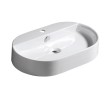 Kerasan RING umywalka ceramiczna nablatowa 65x12x40cm 028501