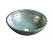 Sapho ATTILA umywalka ceramiczna średnica 425cm zielona miedź DK006