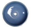 Sapho PRIORI umywalka ceramiczna średnica 41cm 15cm niebieski/szary PI020