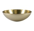 Sapho MURANO SOFT BROWN umywalka szklana okrągła 40x14cm beżowo złota AL5318-67