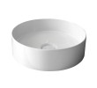 Sapho STORM CIRCLE umywalka ceramiczna średnica 405 cm z korkiem ceramicznym RM040