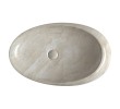 Sapho DALMA umywalka ceramiczna 68x165x44 cm marfil MM327