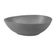 Sapho PUNC umywalka betonowa z korkiem 53x39 cm czarny granit BH7001