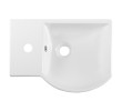 Sapho LITOS umywalka ceramiczna lewa 45x32 cm biała 4779