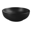 Sapho RONDANE umywalka ceramiczna nablatowa średnica 41x14 cm czarny mat AR435B
