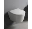 Sapho AVVA WC wiszące z funkcją bidetu Rimless 35x53 cm biały 100312