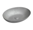 Toneb FORMIGO umywalka betonowa 60x145x40 cm srebrny FG122