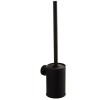 Aqualine Szczotka WC ścienna czarny SB304