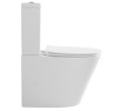 Sapho PACO RIMLESS kompakt WC ze spłuczką odpływ uniwersalny PC1012WR