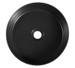 Isvea INFINITY ROUND umywalka ceramiczna nablatowa Ø36x 12 cm czarny mat 10NF65036B