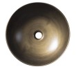 Sapho PRIORI umywalka ceramiczna nablatowa średnica 415 cm brąz PI032