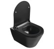 Sapho AVVA deska WC slim Soft Close czarny mat 100787-110