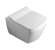 Creavit GLANC WC wiszące Rimless 37x51 cm biały GC321