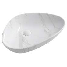 Sapho DALMA umywalka ceramiczna 585x14x39 cm carrara MM217