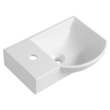 Sapho LITOS umywalka ceramiczna lewa 45x32 cm biała 4779