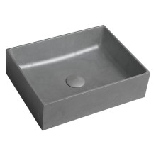 Toneb FORMIGO umywalka betonowa 475x14x365 cm srebrny FG112