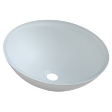 Sapho TELICA umywalka szklana średnica 42 cm biała TY181W