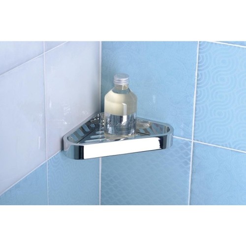 Gedy SMART półka narożna do kabiny prysznicowej 170x30x170mm chrom 3283