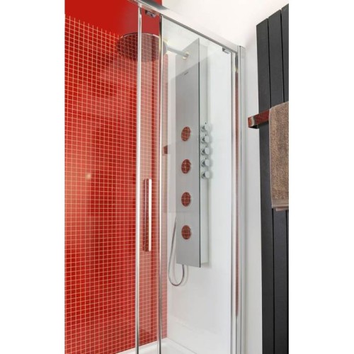 Polysan 5SIDE ROUND panel prysznicowy 250x1550mm aluminium 80211