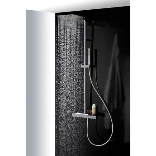 Sapho NOTOS zestaw prysznicowy z baterią termostatycznąmydelniczkachrom NN322